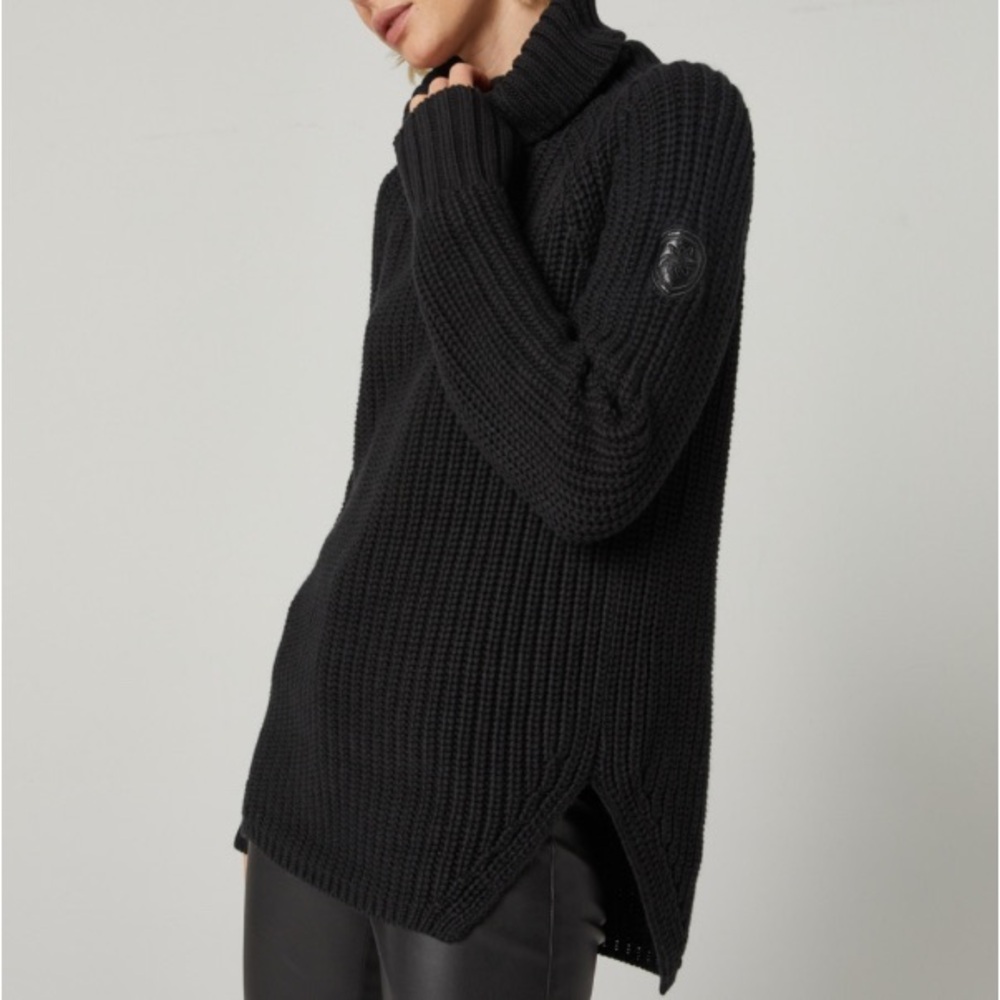 Black Turtleneck Sweater